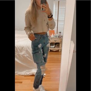 CARMAR cargo pocket jeans